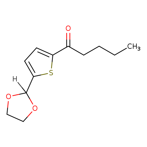 Butyl 5-(1,3-dioxolan-2-yl)-2-thienyl ketone