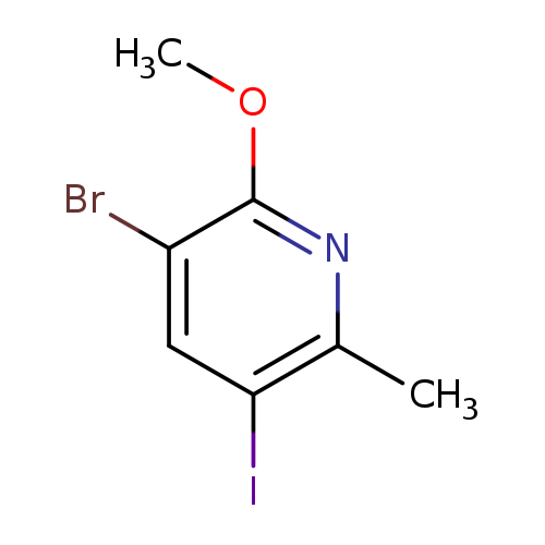 3-bromo-5-iodo-2-methoxy-6-methylpyridine