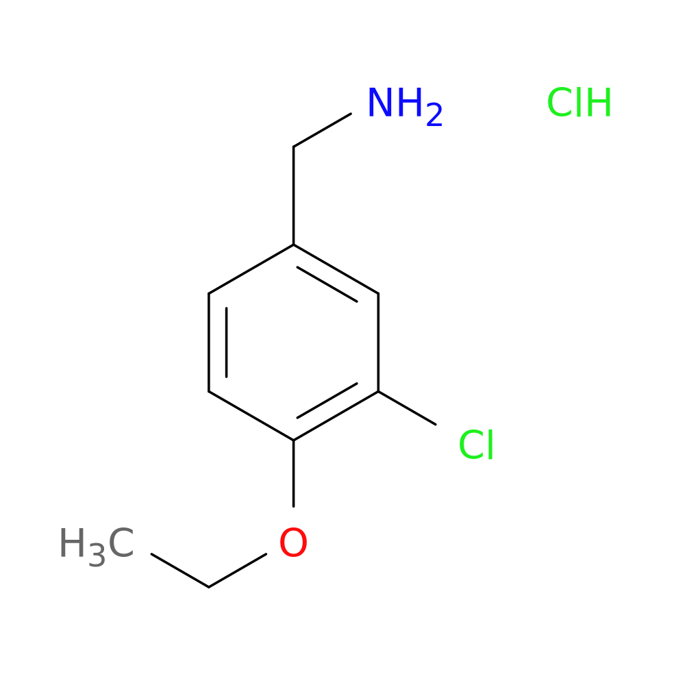 1-(3-chloro-4-ethoxyphenyl)methanamine hydrochloride