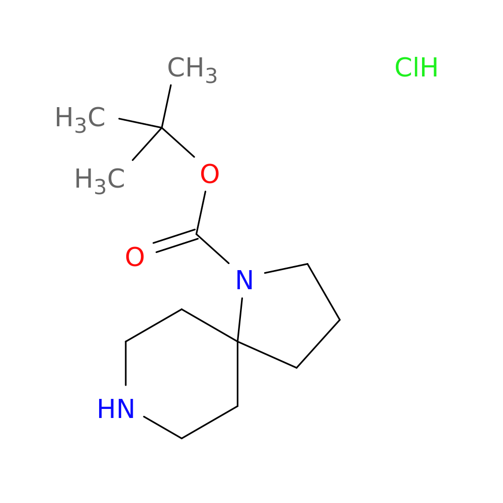 1,8-Diazaspiro[4.5]decane-1-carboxylic acid tert-butyl ester hcl
