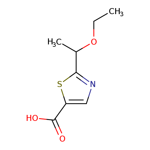 2-(1-ethoxyethyl)-1,3-thiazole-5-carboxylic acid