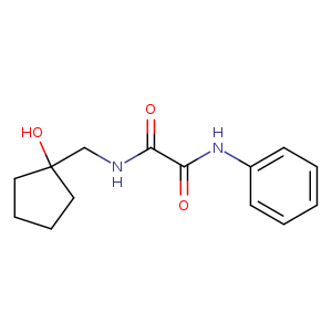 N-[(1-hydroxycyclopentyl)methyl]-N'-phenylethanediamide
