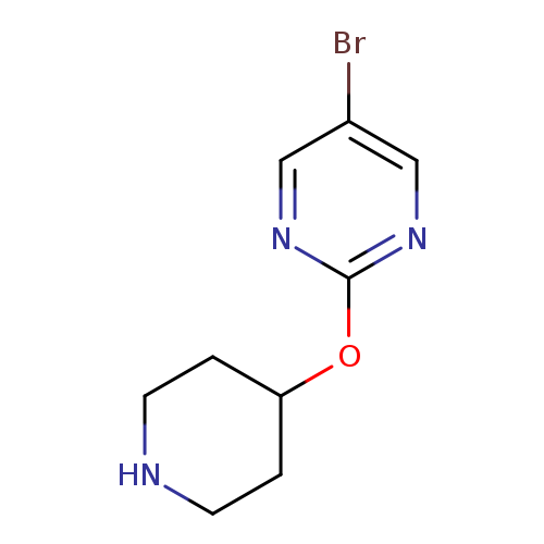 5-Bromo-2-(piperidin-4-yloxy)pyrimidine