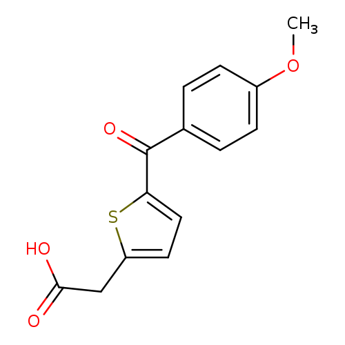 2-[5-(4-methoxybenzoyl)thiophen-2-yl]acetic acid