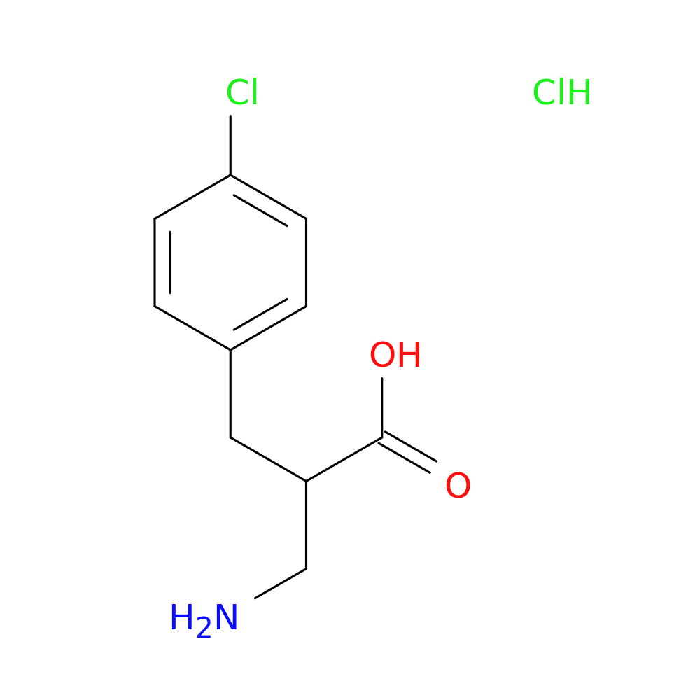 3-amino-2-[(4-chlorophenyl)methyl]propanoic acid hydrochloride