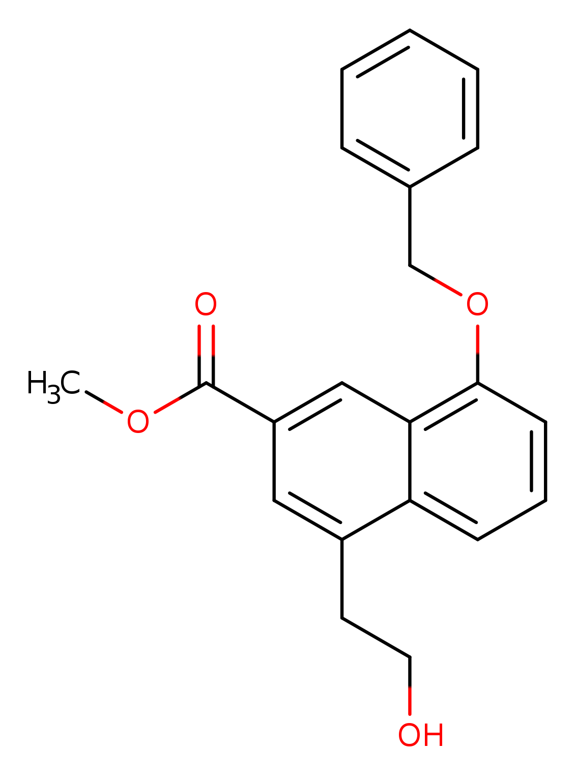 methyl 8-(benzyloxy)-4-(2-hydroxyethyl)-2-naphthoate