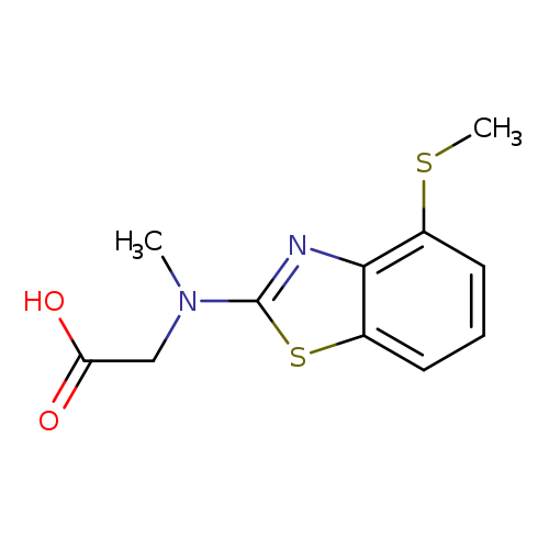 N-Methyl-n-[4-(methylthio)-1,3-benzothiazol-2-yl]glycine