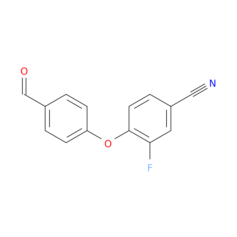 Benzonitrile,3-fluoro-4-(4-formylphenoxy)-