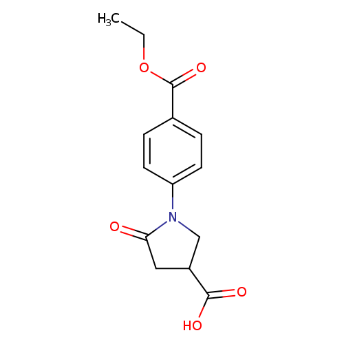 1-[4-(Ethoxycarbonyl)phenyl]-5-oxopyrrolidine-3-carboxylic acid