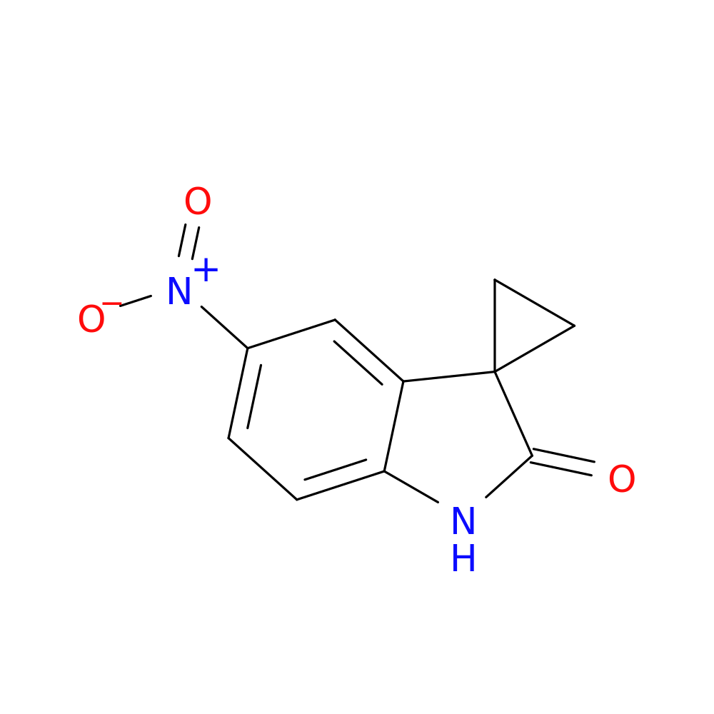5'-nitro-1',2'-dihydrospiro[cyclopropane-1,3'-indole]-2'-one