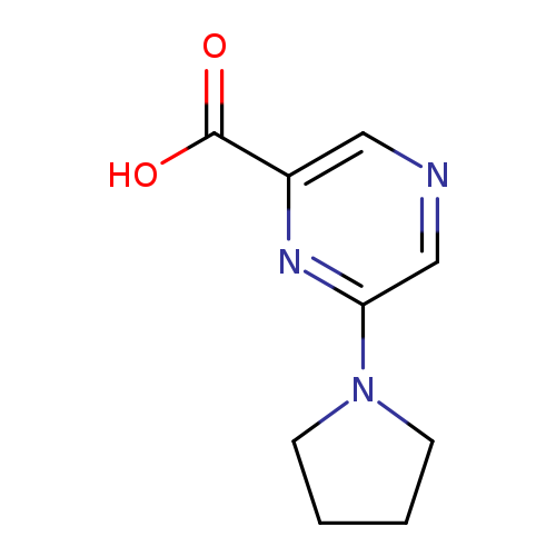 6-(pyrrolidin-1-yl)pyrazine-2-carboxylic acid