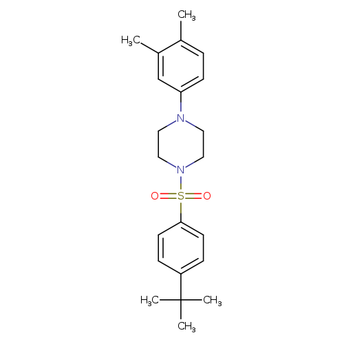 1-(4-tert-butylbenzenesulfonyl)-4-(3,4-dimethylphenyl)piperazine