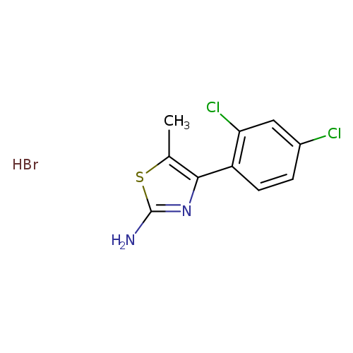 4-(2,4-Dichlorophenyl)-5-methyl-1,3-thiazol-2-amine, HBr