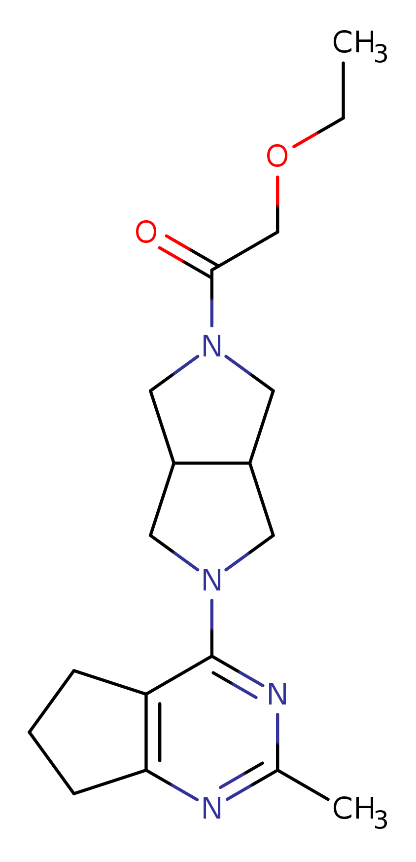 2-ethoxy-1-(5-{2-methyl-5H,6H,7H-cyclopenta[d]pyrimidin-4-yl}-octahydropyrrolo[3,4-c]pyrrol-2-yl)ethan-1-one