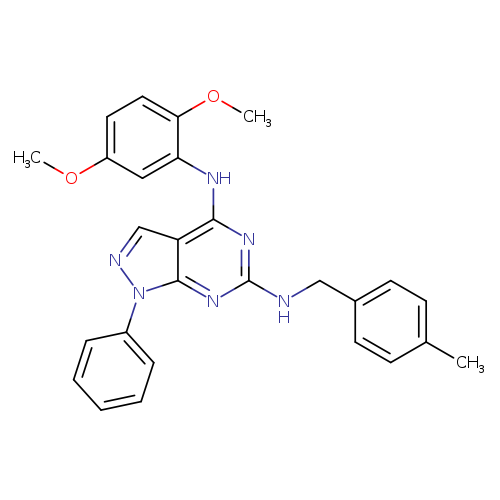 N4-(2,5-dimethoxyphenyl)-N6-[(4-methylphenyl)methyl]-1-phenyl-1H-pyrazolo[3,4-d]pyrimidine-4,6-diamine