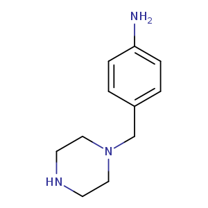 Benzenamine, 4-(1-piperazinylmethyl)-
