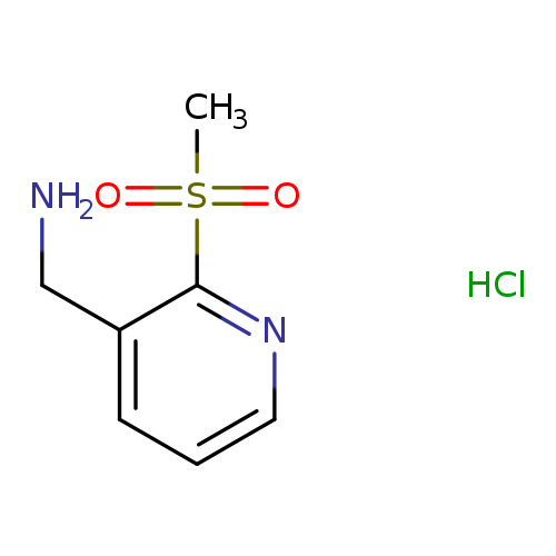 1-(2-methanesulfonylpyridin-3-yl)methanamine hydrochloride