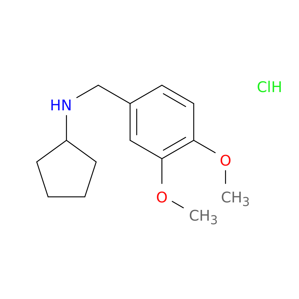 CYCLOPENTYL-(3,4-DIMETHOXY-BENZYL)-AMINEHYDROCHLORIDE