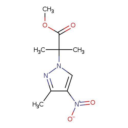 methyl 2-methyl-2-(3-methyl-4-nitro-1H-pyrazol-1-yl)propanoate