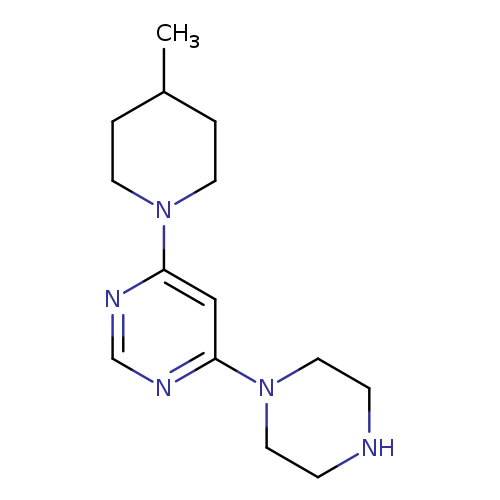 4-(4-Methylpiperidin-1-yl)-6-piperazin-1-ylpyrimidine