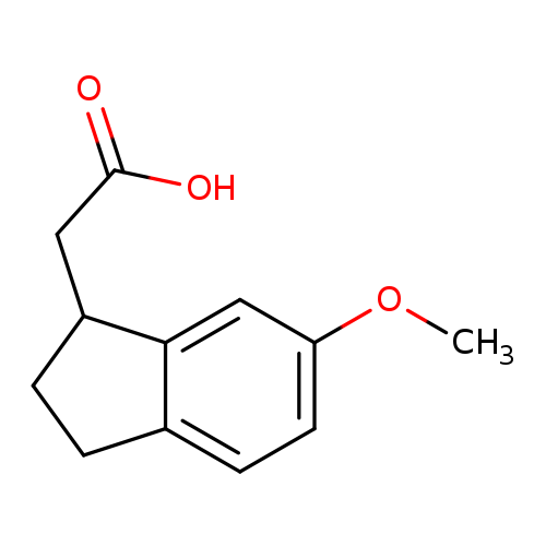 6-methoxyindan-1-acetic acid