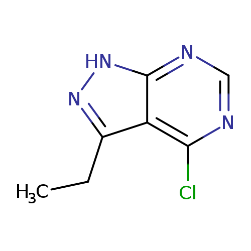4-chloro-3-ethyl-1H-pyrazolo[3,4-d]pyrimidine