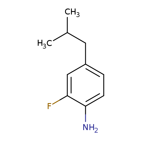 2-fluoro-4-(2-methylpropyl)aniline