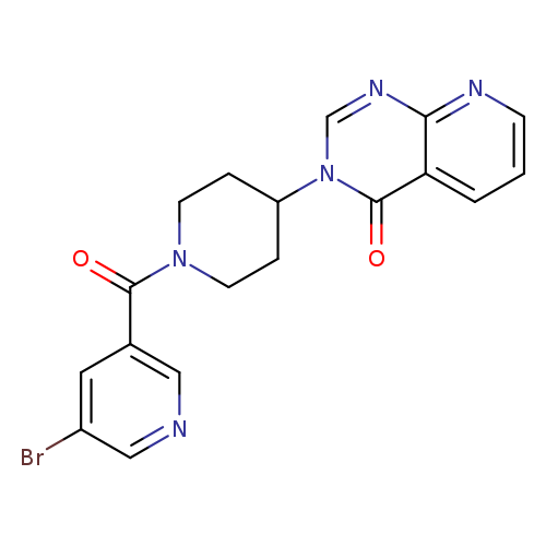 3-[1-(5-bromopyridine-3-carbonyl)piperidin-4-yl]-3H,4H-pyrido[2,3-d]pyrimidin-4-one