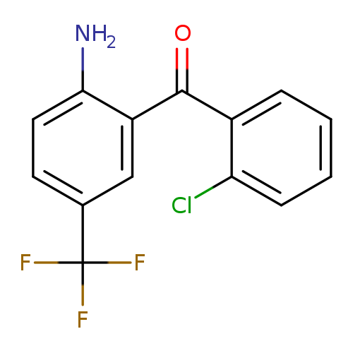(2-Amino-5-(trifluoromethyl)phenyl)(2-chlorophenyl)methanone
