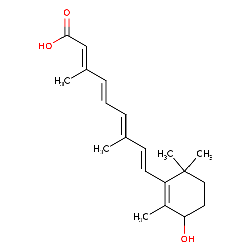 (2E,4E,6E,8E)-9-(3-hydroxy-2,6,6-trimethyl-1-cyclohexenyl)-3,7-dimethyl-nona-2,4,6,8-tetraenoic acid