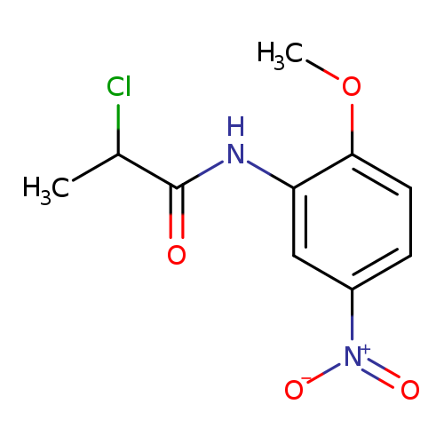 2-chloro-N-(2-methoxy-5-nitrophenyl)propanamide
