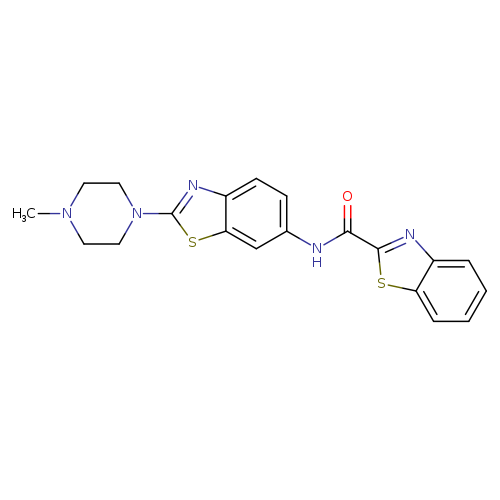 N-[2-(4-methylpiperazin-1-yl)-1,3-benzothiazol-6-yl]-1,3-benzothiazole-2-carboxamide