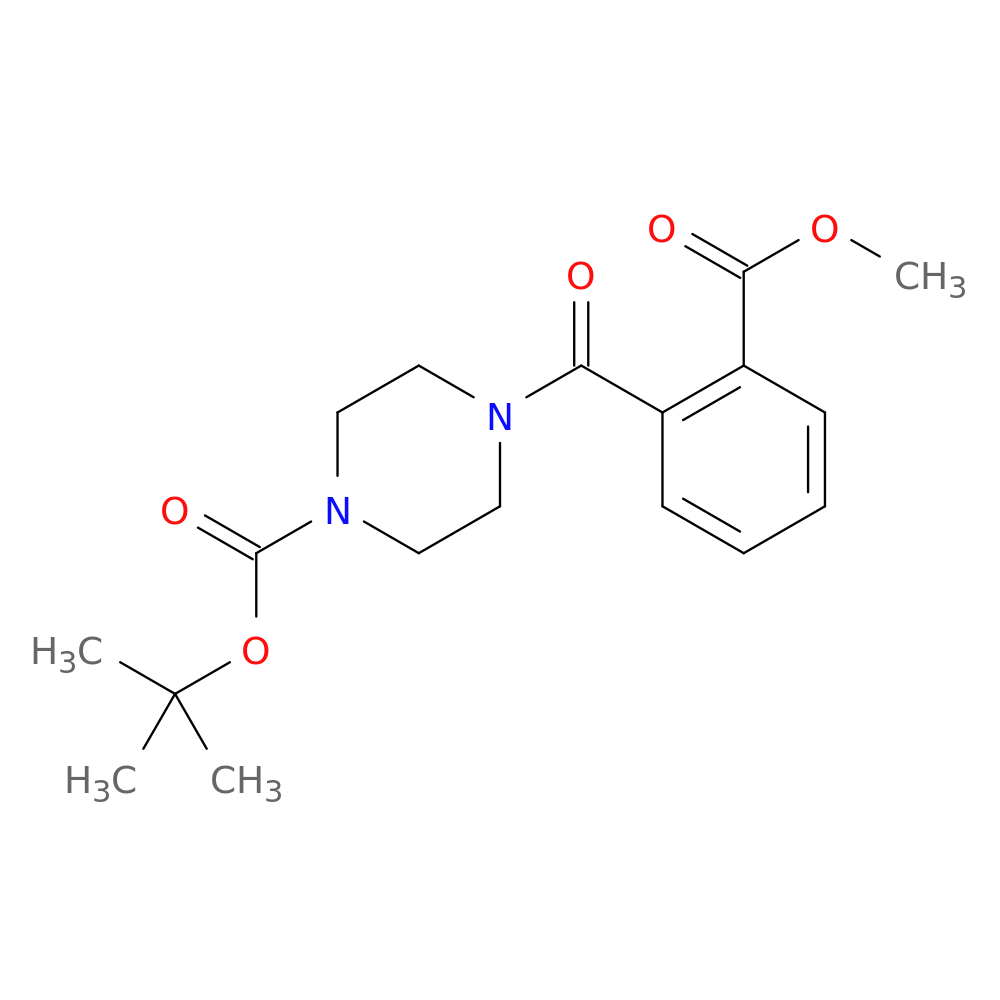 tert-Butyl 4-{[2-(methoxycarbonyl)phenyl]carbonyl}piperazine-1-carboxylate