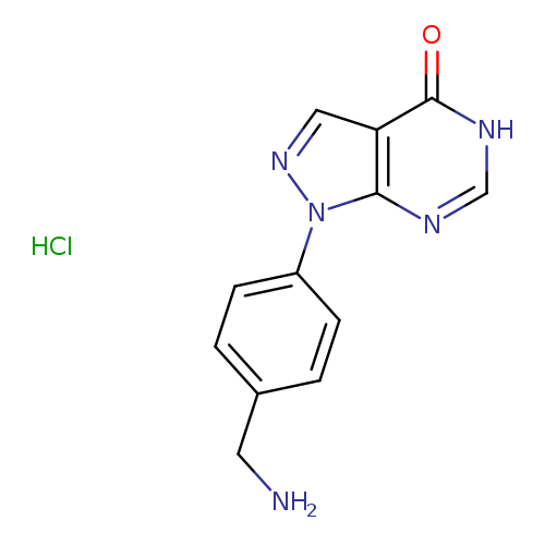 1-[4-(aminomethyl)phenyl]-1H,4H,5H-pyrazolo[3,4-d]pyrimidin-4-one hydrochloride