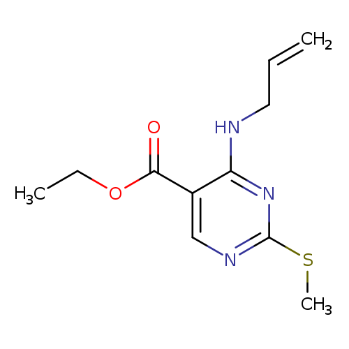 Ethyl 4-(allylamino)-2-(methylthio)pyrimidine-5-carboxylate