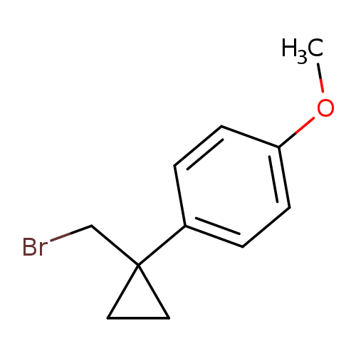 1-[1-(bromomethyl)cyclopropyl]-4-methoxybenzene