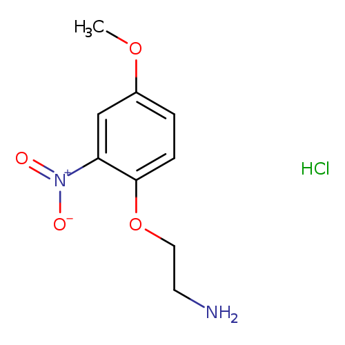 2-(4-methoxy-2-nitrophenoxy)ethan-1-aminehydrochloride