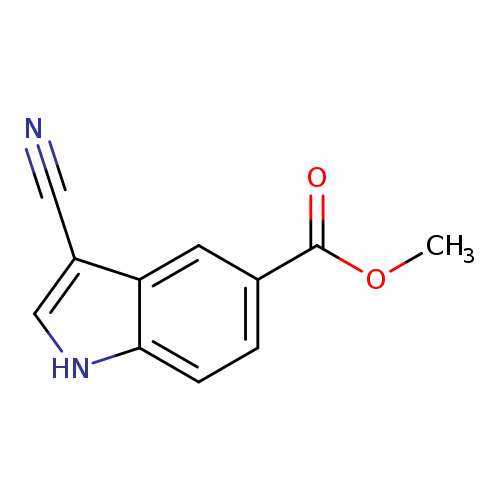 methyl 3-cyano-1H-indole-5-carboxylate