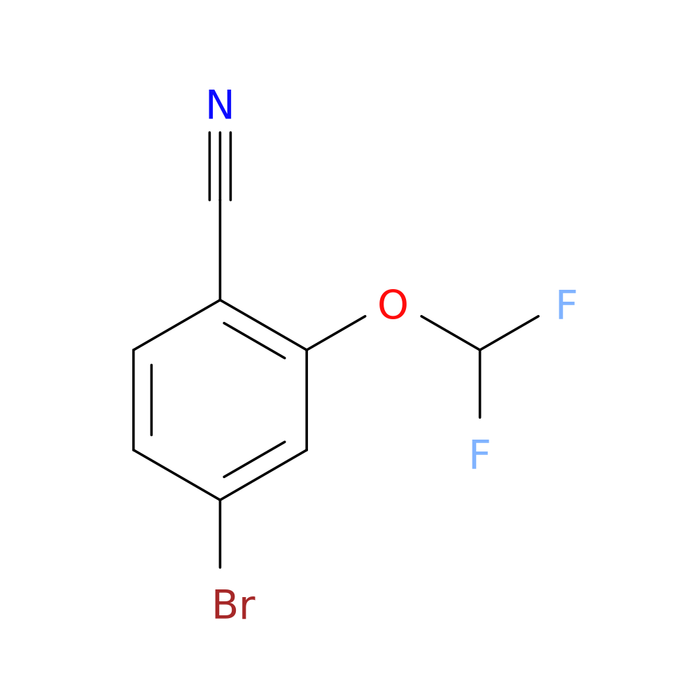 4-Bromo-2-(difluoromethoxy)benzonitrile