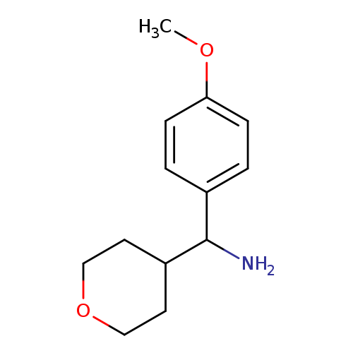 (4-METHOXYPHENYL)(OXAN-4-YL)METHANAMINE