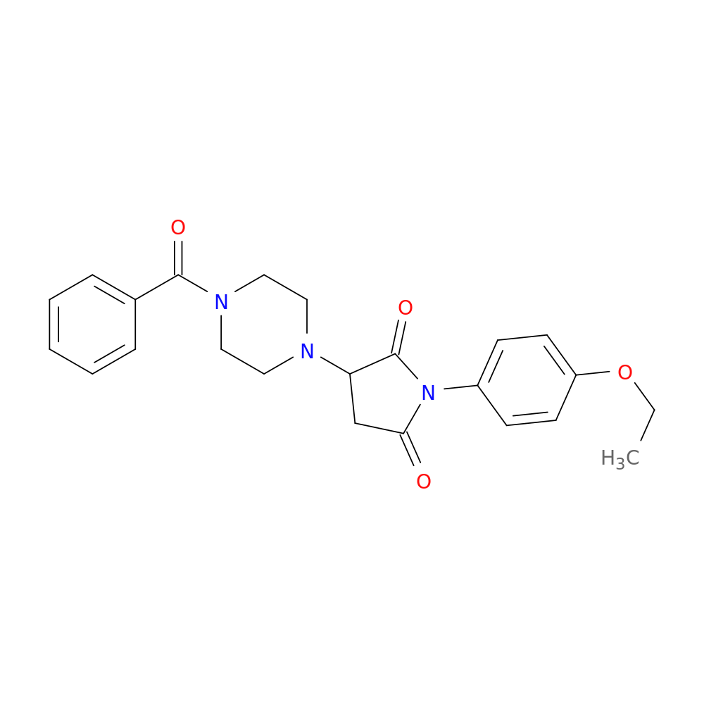 3-(4-Benzoylpiperazin-1-yl)-1-(4-ethoxyphenyl)pyrrolidine-2,5-dione