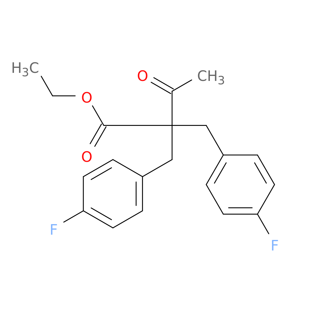 ethyl 2,2-bis[(4-fluorophenyl)methyl]-3-oxobutanoate