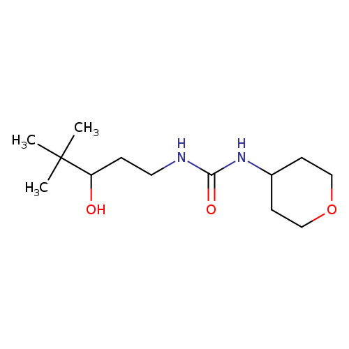 3-(3-hydroxy-4,4-dimethylpentyl)-1-(oxan-4-yl)urea