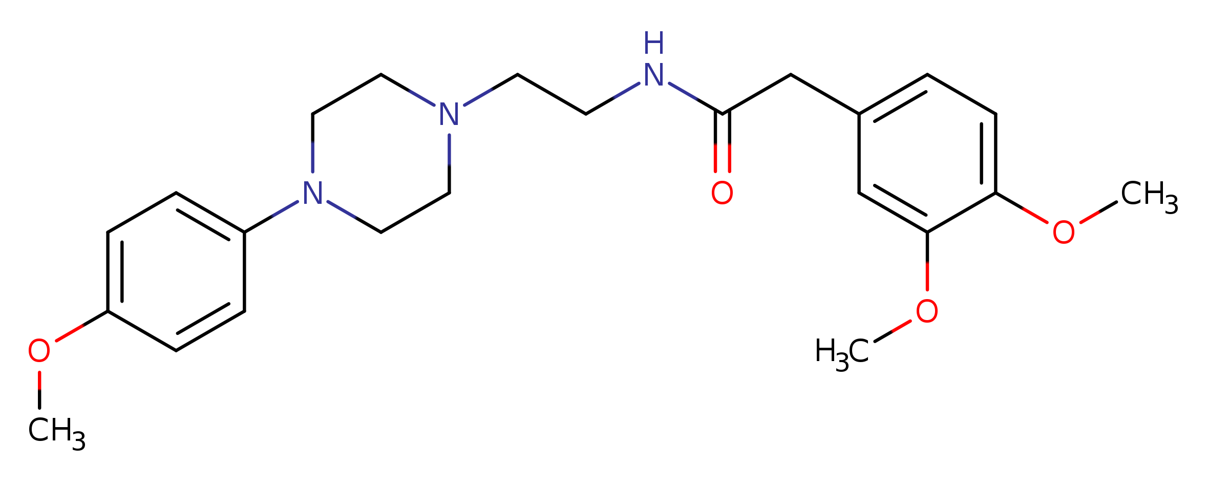 2-(3,4-dimethoxyphenyl)-N-{2-[4-(4-methoxyphenyl)piperazin-1-yl]ethyl}acetamide