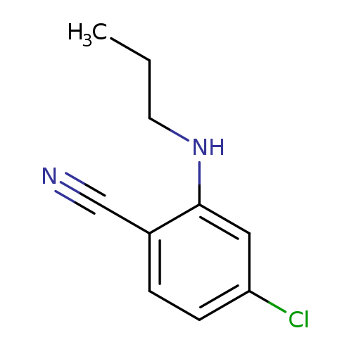 4-chloro-2-(propylamino)benzonitrile