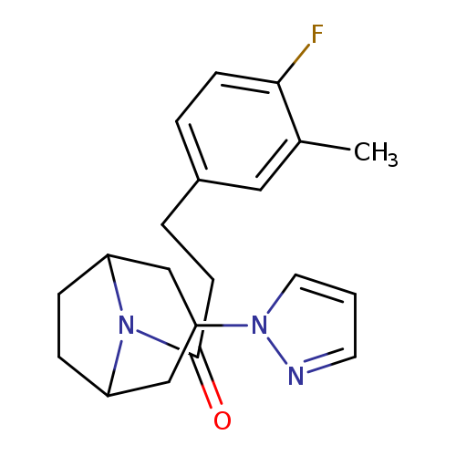 3-(4-fluoro-3-methylphenyl)-1-[3-(1H-pyrazol-1-yl)-8-azabicyclo[3.2.1]octan-8-yl]propan-1-one
