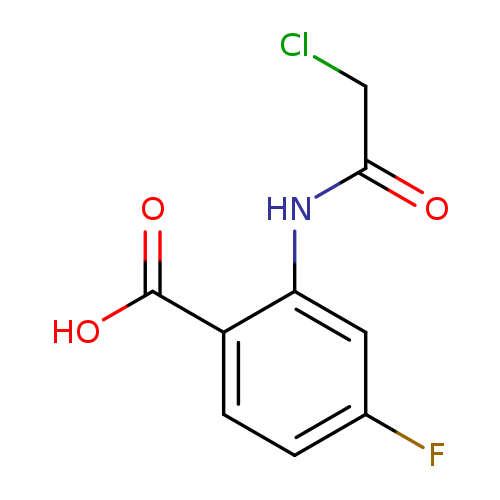 2-[(Chloroacetyl)amino]-4-fluorobenzoic acid