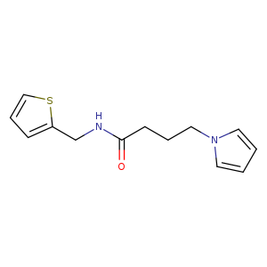 4-(1H-pyrrol-1-yl)-N-[(thiophen-2-yl)methyl]butanamide