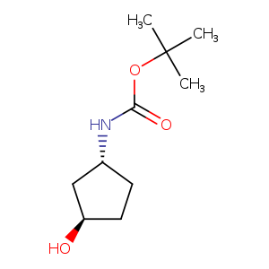 Carbamic acid, N-[(1R,3R)-3-hydroxycyclopentyl]-, 1,1-dimethylethyl ester
