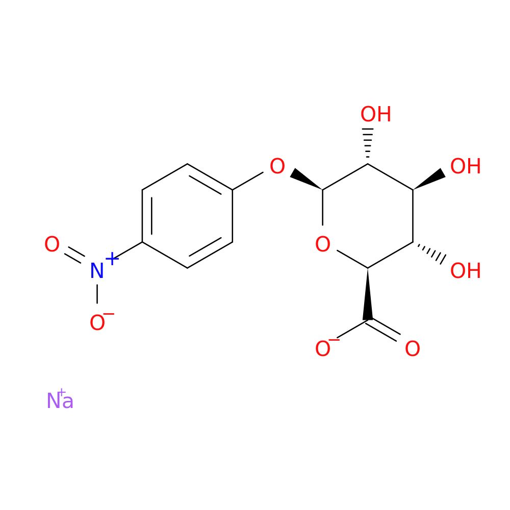 Sodium (2S,3S,4S,5R,6S)-3,4,5-Trihydroxy-6-(4-Nitrophenoxy)Tetrahydro-2H-Pyran-2-Carboxylate